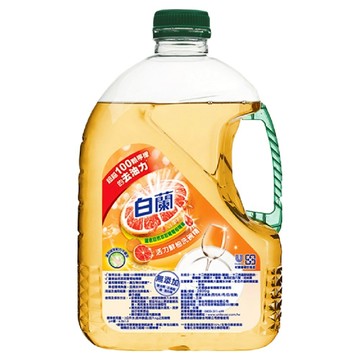 白蘭 活力鮮柚洗碗精  2.8kg  1桶