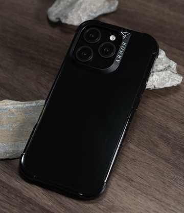 ARMOR iPhone 16 系列Signature PRE 電話保護殼_透明黑/黑帶