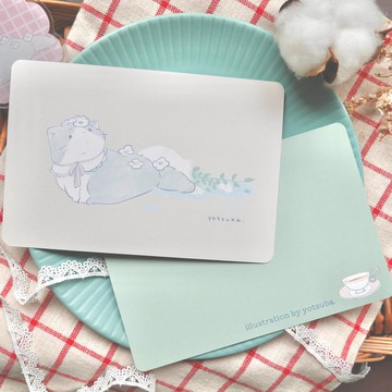 明信片 小幫手貓咪