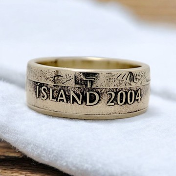 冰島戒指 女款, 冰島克朗戒指, 冰島幣戒指