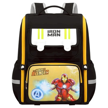 MARVEL 漫威 漫威系列 超輕護脊書包 IR6K11  鋼鐵人 黑色  39 x 30 x 16cm