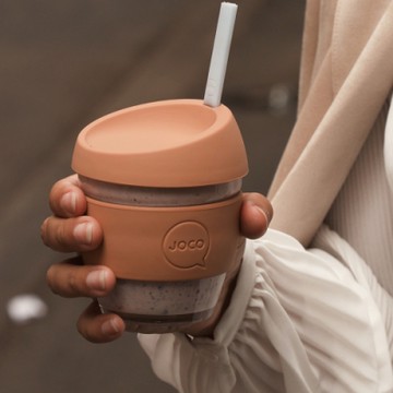 澳洲JOCO啾口可收納環保矽膠吸管-10吋-4種顏色