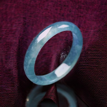冰藍水翡翠戒指戒圈 | 國際11圍 | 天然翡翠A貨 | 送禮