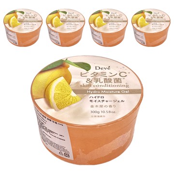 KUMANO 熊野油脂 DEVE 維生素C&乳酸菌凝膠  300g  5罐