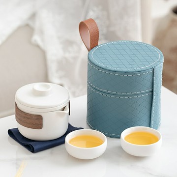 便攜式旅行茶具家用小套裝一壺二杯單人泡茶壺功夫茶杯快客杯定制