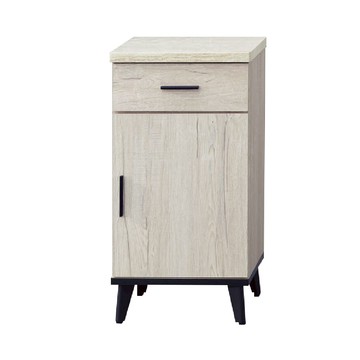 ASSARI-洛瑪白橡木1.5尺碗碟櫃(寬45x深43x高81cm)