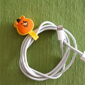 Ni Hao Im FiFi 可愛綁線帶 - 熊熊 (黃)