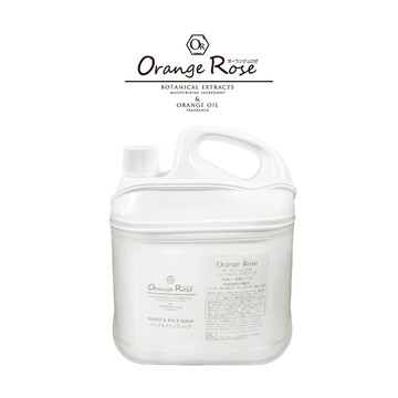 日本製 orange rose 洗手洗臉二合一泡泡液 4000ml / 贈非原裝空瓶1支