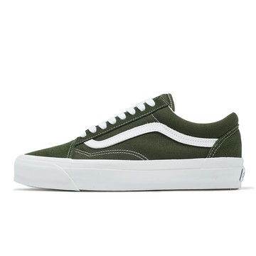 Vans 休閒鞋 Lx Old Skool 男鞋 軍綠 白 帆布 低筒 經典 板鞋 VN000D56KCZ