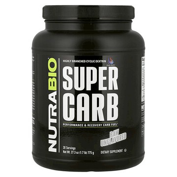 NutraBio, Super Carb，原味，1.7 磅（775 克）