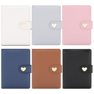 心形扣防盜刷皮革護照套 證件夾 護照收納包 護照夾