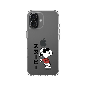 iPhone 17 Clear Case（相機按鈕） 透明 - 史努比 Snoopy - Joe Cool