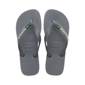 【havaianas 哈瓦仕】涼拖鞋 Havaianas Top Flip Flops 人字拖 海灘鞋 巴西 銀灰色 男女款 4110850-5002U