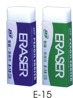 【SKB文明】E-15 橡皮擦(12個 ╱ 打)【APP滿額下單10%點數(單一帳號最高5000點)】1/31止