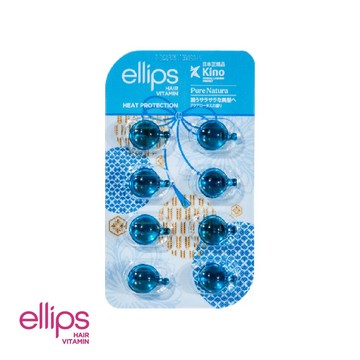 ellips 日本限定 光澤保濕 山茶花油護髮膠囊 8粒片裝(藍蓮花)