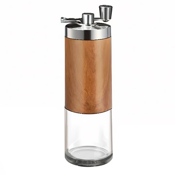 ANTIAN 便攜手搖咖啡豆研磨機 50g 棕色  1個