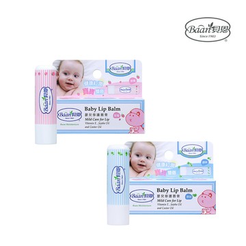 【貝恩】嬰兒修護唇膏(原味/草莓)