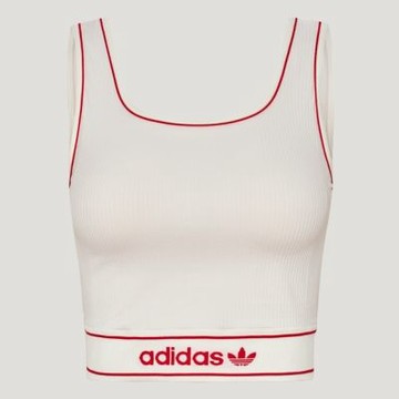 Adidas 愛迪達 Waistband Tank LF4591 女 運動內衣 背心 米白 亞版