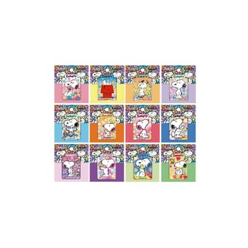 史努比SNOOPY 繽紛系列 索引式磁性書籤(隨機出貨)