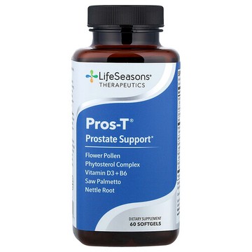 LifeSeasons, Pros-T®，前列攝護腺幫助，60 粒軟膠囊