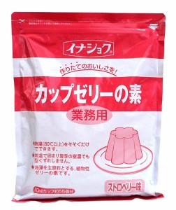 伊那　カップゼリーの素 ストロベリー　600g