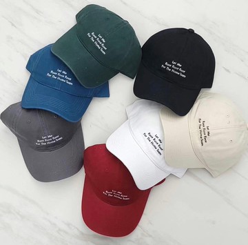 Chemistry_Girls - 韓國 HT262 Let Me Root Root Root 文字 棒球帽 (七色)