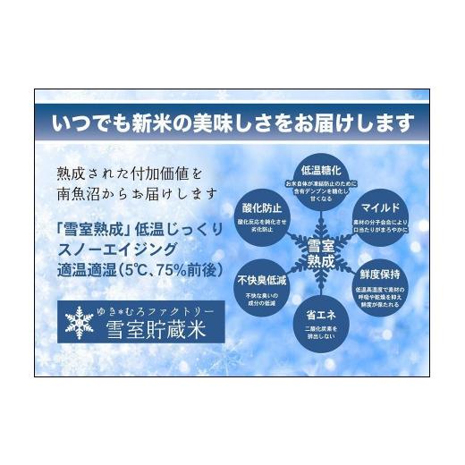 ふるさと納税 新潟県 南魚沼市 雪室貯蔵・塩沢産 従来コシヒカリ5kg 脱気タイプ