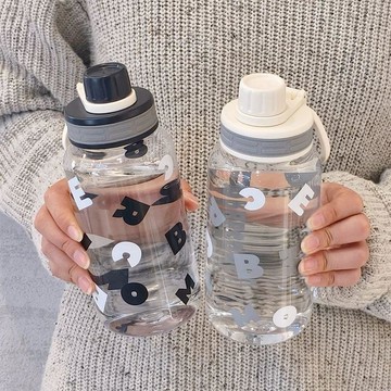 含稅價夏季韓版水杯學生高顏值耐高溫大容量杯子外出運動直飲防摔隨手杯