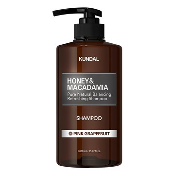 KUNDAL 昆黛爾 蜂蜜澳洲堅果天然洗髮乳 Pink Grapefruit 粉紅葡萄柚香  1.058L  1瓶