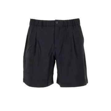 New Balance 男款 黑色 美規 7吋 寬鬆 涼感 舒適 快乾 泡泡紗 運動 休閒 短褲 MS51567BK