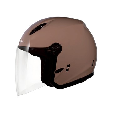 SOL 27Y 素色_焦糖栗 開放式安全帽