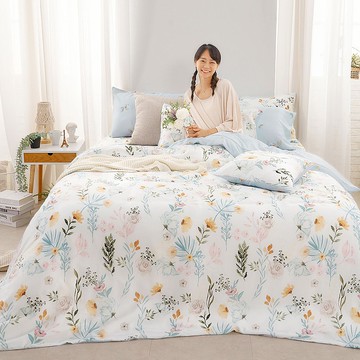 床包被套組-單人/雙人/加大/ 40支萊賽爾天絲 / 清雅花夢 台灣製