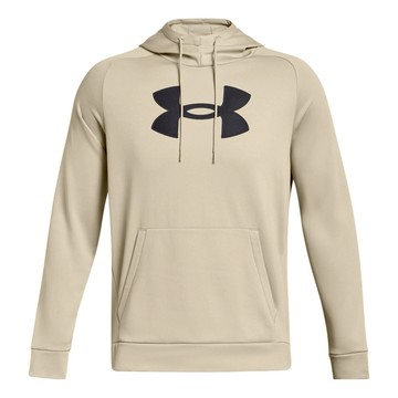 Under Armour Fleece Logo Hoodie 'Beige Black'