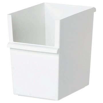 like-it 可堆疊窄型整理收納盒 高款 JTR04  1個  白色