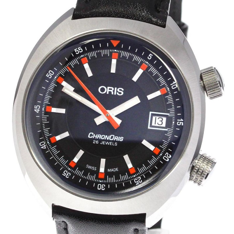 オリス ORIS 01 733 7737 4053-07 5 19 43 クロノリス デイト ...