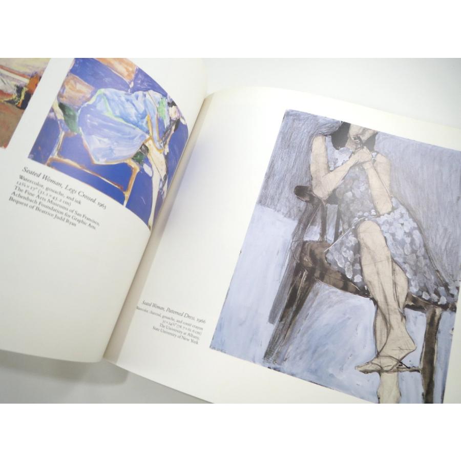 リチャード・ディーベンコーン「THE DRAWINGS OF RICHARD DIEBENKORN」1988年◎オーシャン・パーク 具象画 抽象画 現代美術