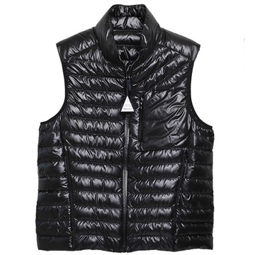 MONCLER VALRAS GILET 經典羽絨車縫女款背心(經典黑)