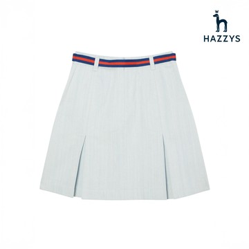 【HAZZYS】女款淺藍色高品質多功能時尚商品短裙 YSVTB306