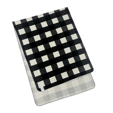 品牌菱格披肩-暖木棕