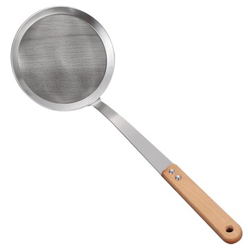 304不銹鋼漏勺過濾勺豆漿過濾網漏油 家用小大號撈面勺子火鍋撈勺