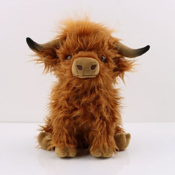 🐮【網紅蘇格蘭高地牛公仔】仿真長毛絨玩具 台灣出貨 爆款可愛造型 柔軟親膚陪伴好物 送禮裝飾兩相宜