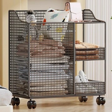 臟衣簍家用衛生間浴室臟衣服收納筐帶輪可移動臟衣籃大容量儲物筐ws7251