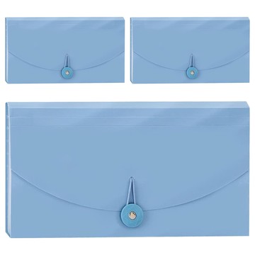 莫蘭迪風琴夾  天青藍  1組