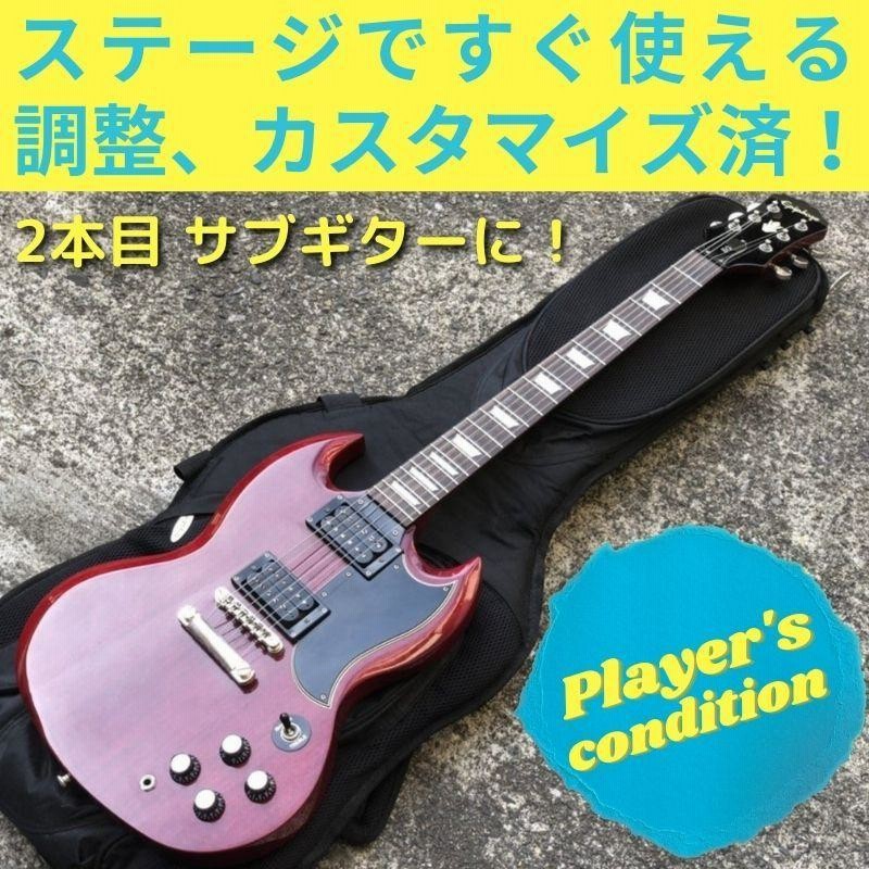 エピフォン エレキギター Epiphone SG G-400 Cherry USED - 弦楽器、ギター