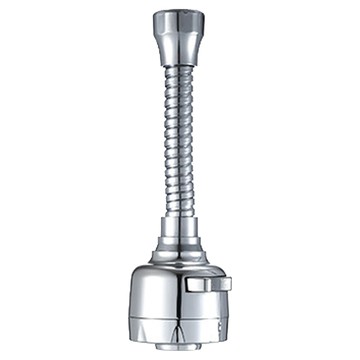 SUNORO 360°旋轉水龍頭延伸器 C款兩檔加長軟管 銀色  萬向旋轉 防濺灑花灑  16.5 x 5cm  1個