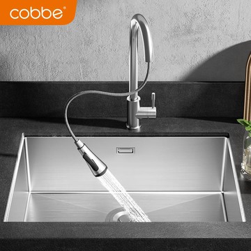 免運  不銹鋼水槽 加厚304不銹鋼水槽單槽臺中盆廚房手工家用大水池洗菜盆洗碗槽