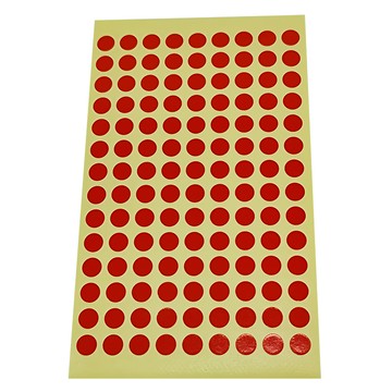 華麗牌 彩色標籤 WL-2029R 7mm 1260張  20包  1盒  紅色