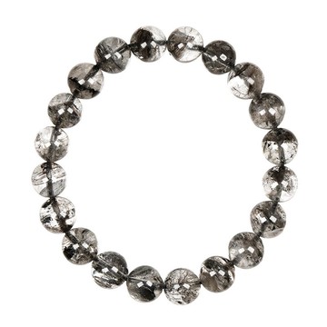 【正佳珠寶】閃靈鑽 高品赫基蒙黑閃靈 9.3-9.8mm 閃靈鑽手珠