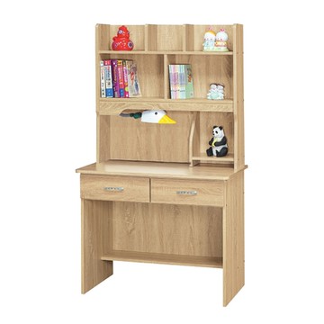 AS DESIGN雅司家具-格溫3尺梧桐兩抽書桌(全組)-91x58x161cm