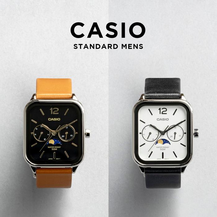並行輸入品 10年保証 日本未発売 CASIO STANDARD MENS カシオ スタンダード メンズ MTP-M305L 腕時計 時計 ブランド  チープ チプカシ アナログ 日付 防水 レザー | LINEショッピング